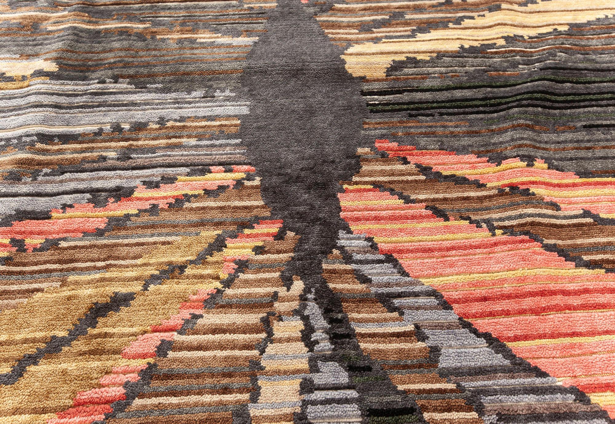 Moderno Tappeto contemporaneo Sauron Textural di Doris Leslie Blau in vendita