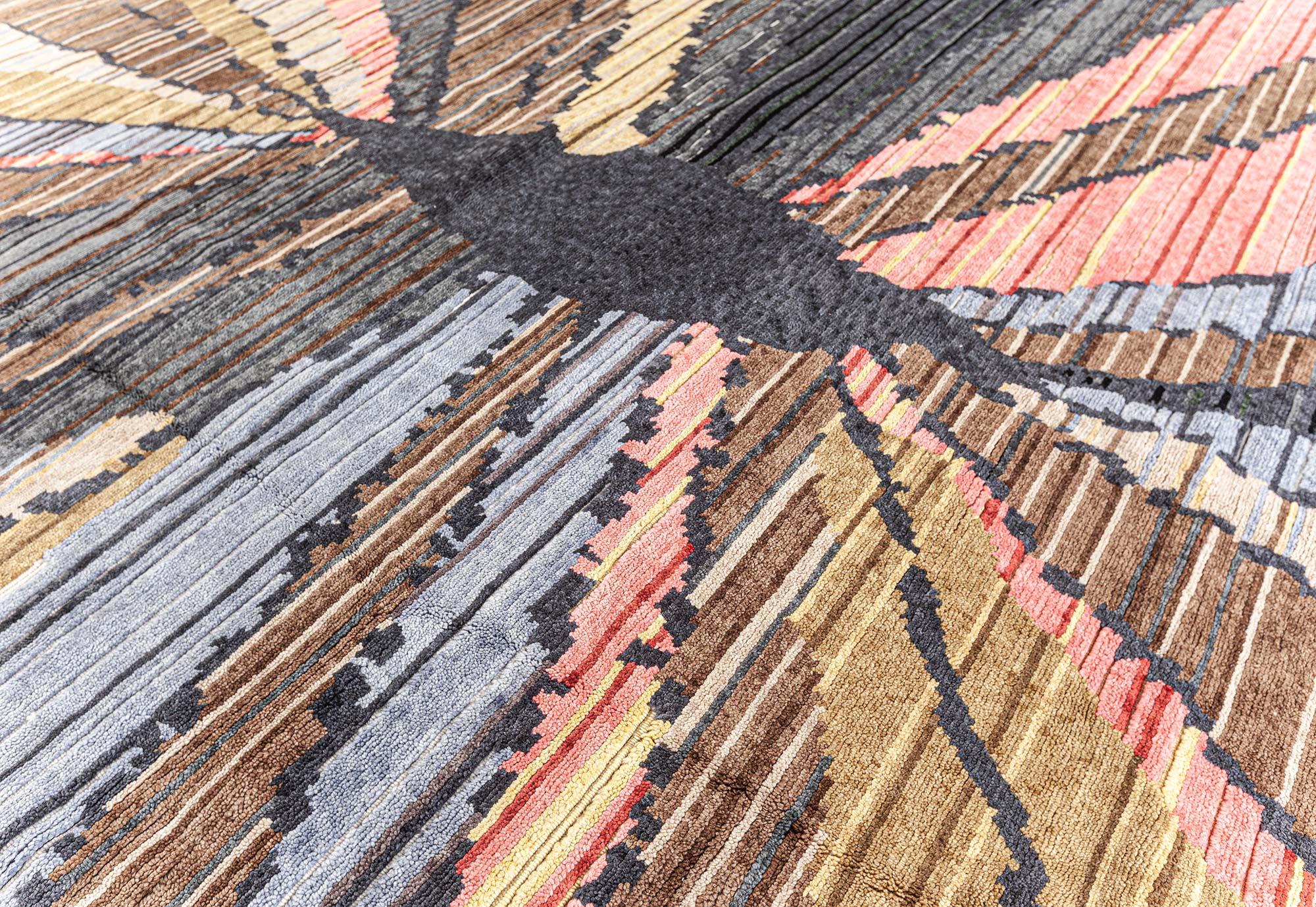 Moderno Tappeto contemporaneo Sauron Textural di Doris Leslie Blau in vendita