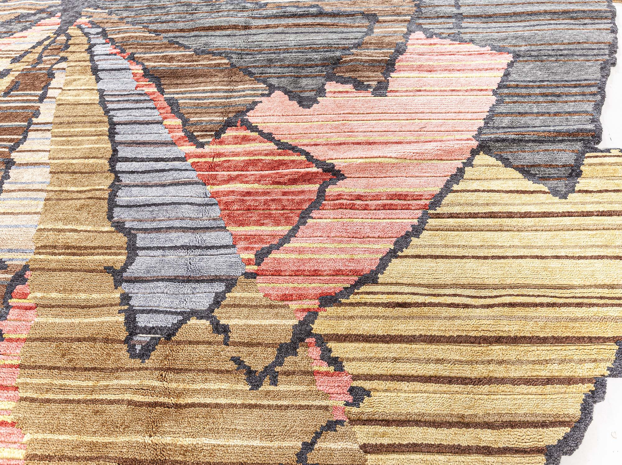 Hand-Knotted Contemporary Sauron Textural Rug by Doris Leslie Blau For Sale