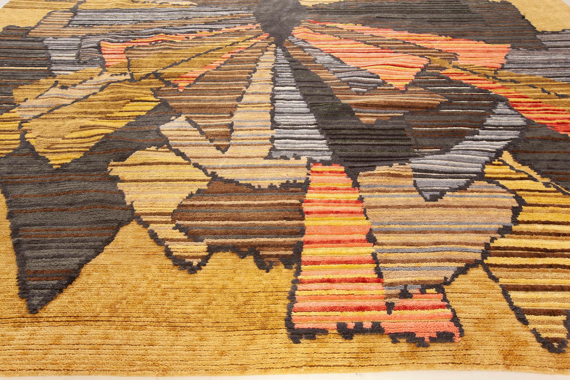 Tappeto contemporaneo Sauron Textural di Doris Leslie Blau In condizioni Nuovo in vendita a New York, NY
