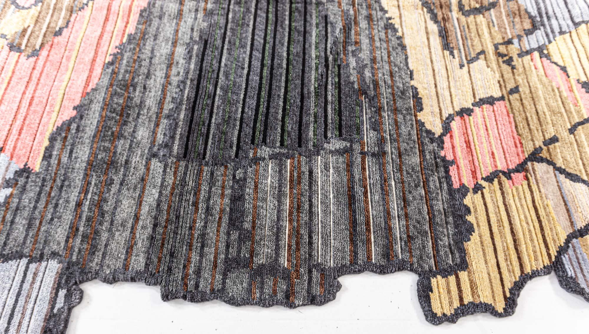 XXI secolo e contemporaneo Tappeto contemporaneo Sauron Textural di Doris Leslie Blau in vendita
