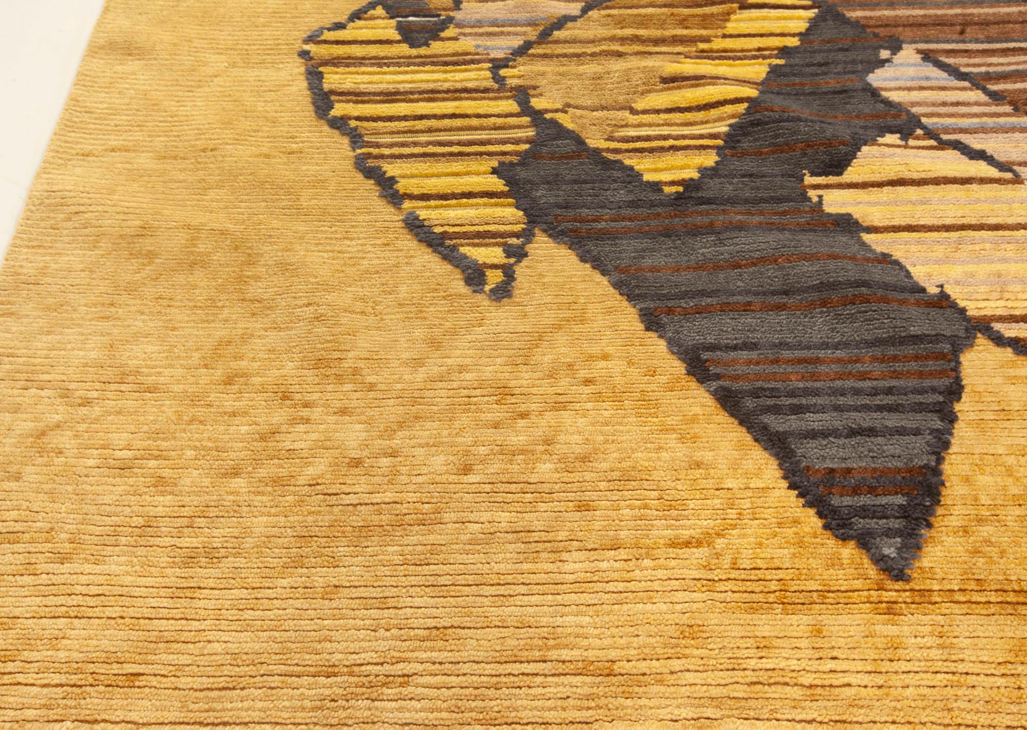 Wool Contemporary Sauron Textural Rug by Doris Leslie Blau For Sale