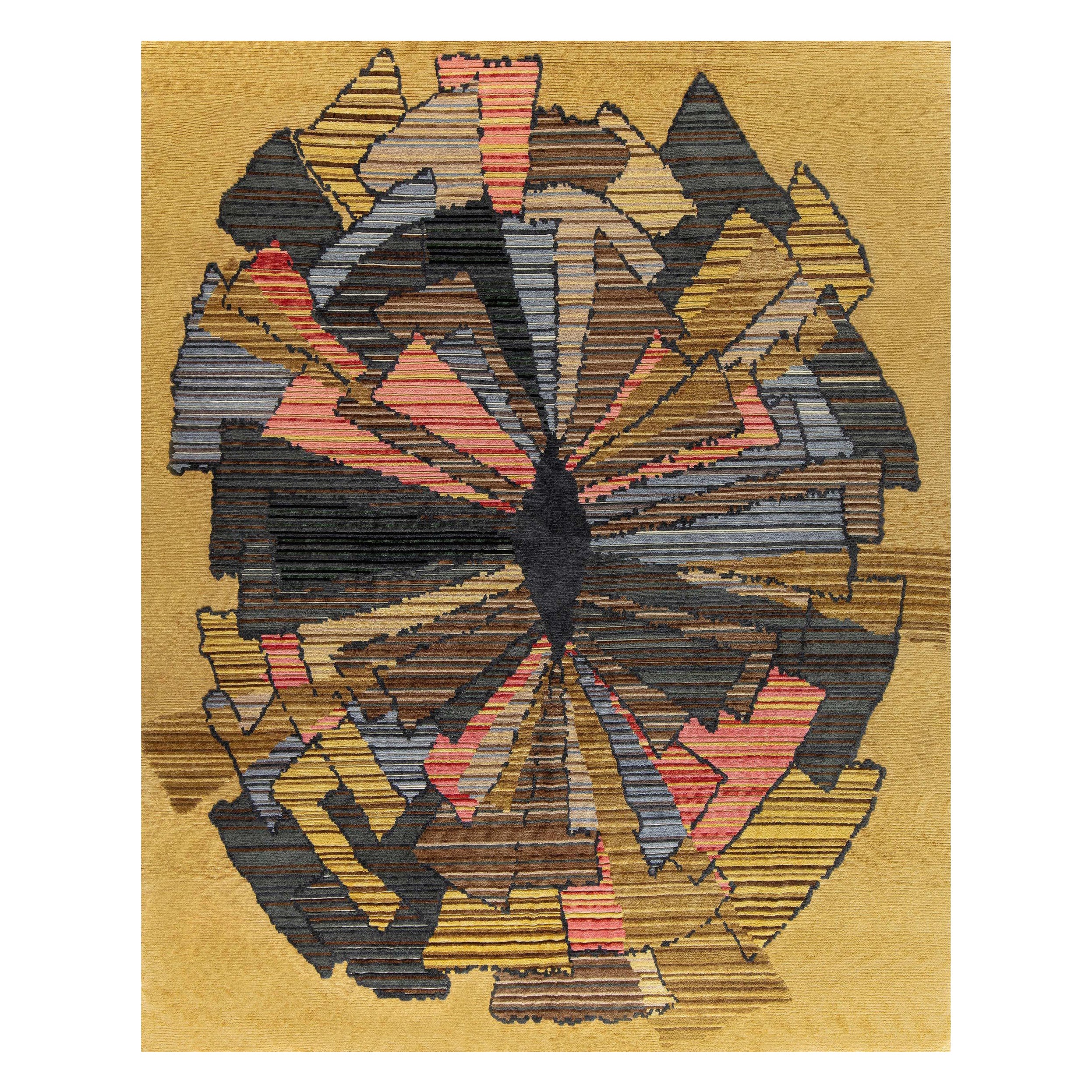 Tappeto contemporaneo Sauron Textural di Doris Leslie Blau in vendita