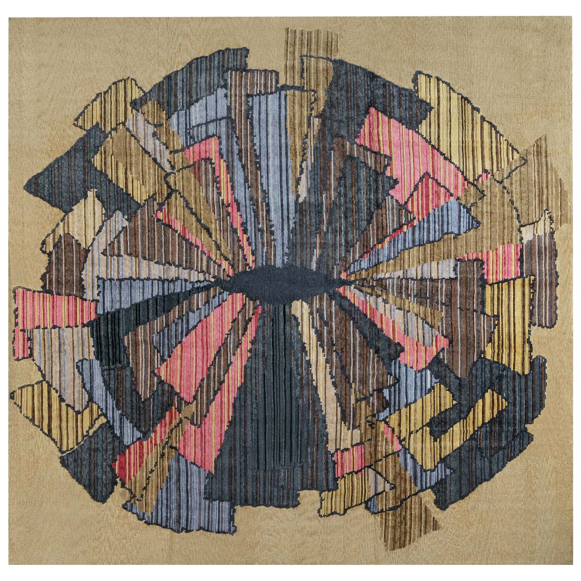 Tappeto contemporaneo Sauron Textural di Doris Leslie Blau