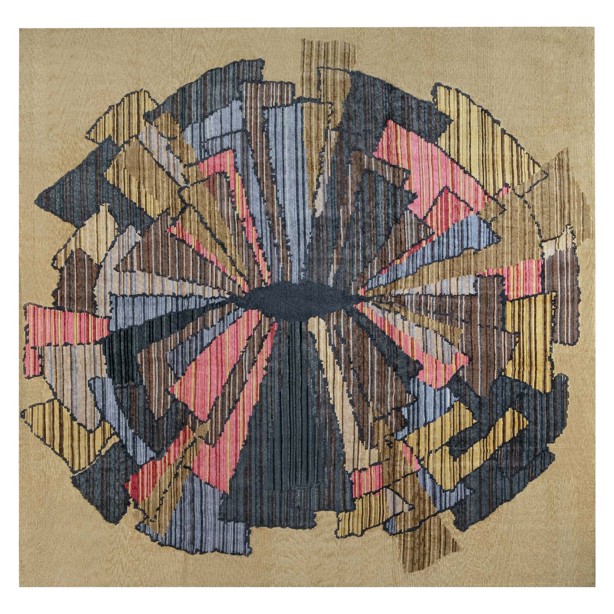 Contemporary Sauron Textural Rug by Doris Leslie Blau