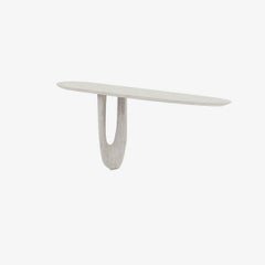 Contemporary 'Savignyplatz' Console Table by Man of Parts, Ivory Oak, 160cm
