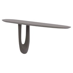 Table console contemporaine 'Savignyplatz' par Man of Parts, Oak Mist, 160cm
