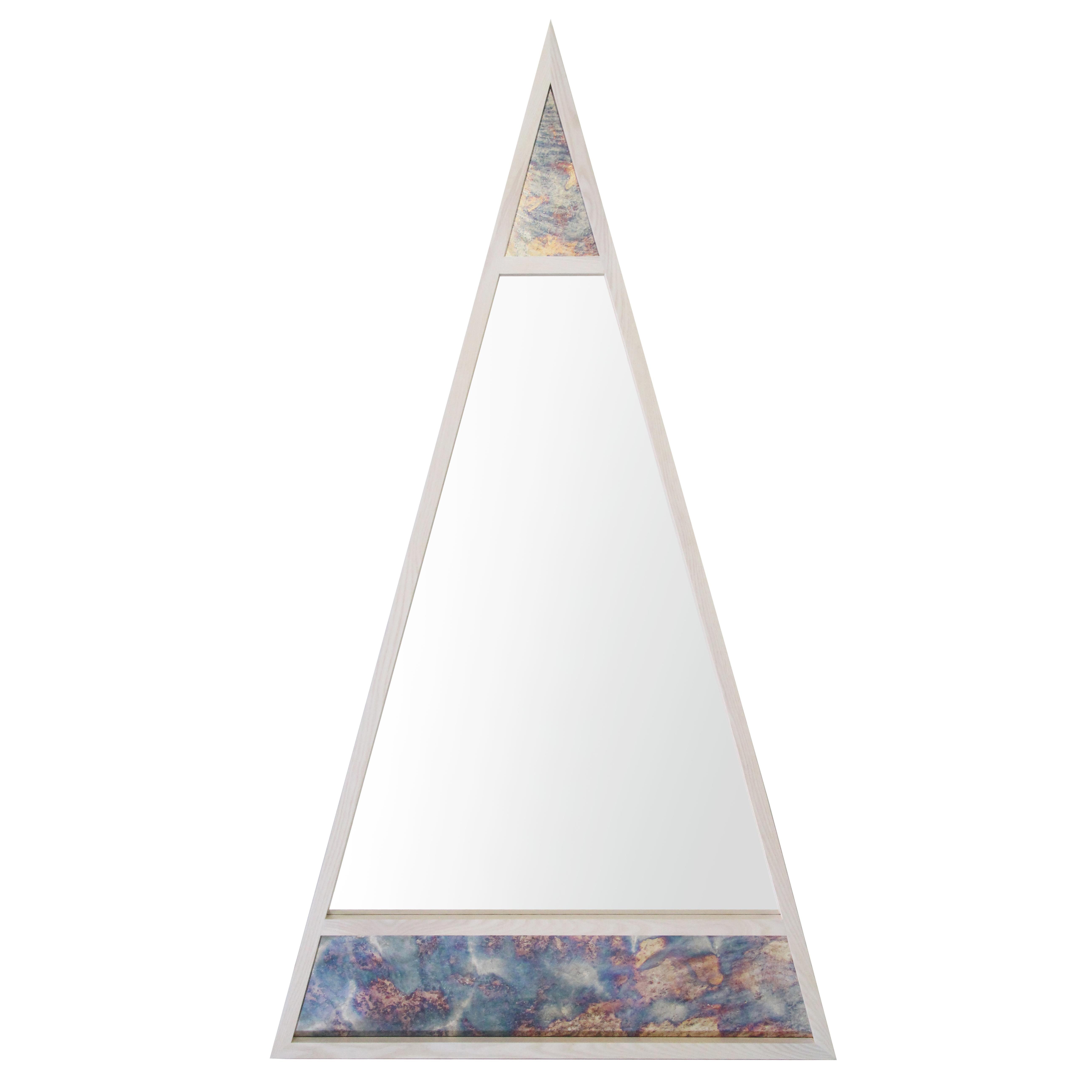 Contemporary "Scale Hydrangea Mirror" by Alex Drew & No One, 2018 For Sale