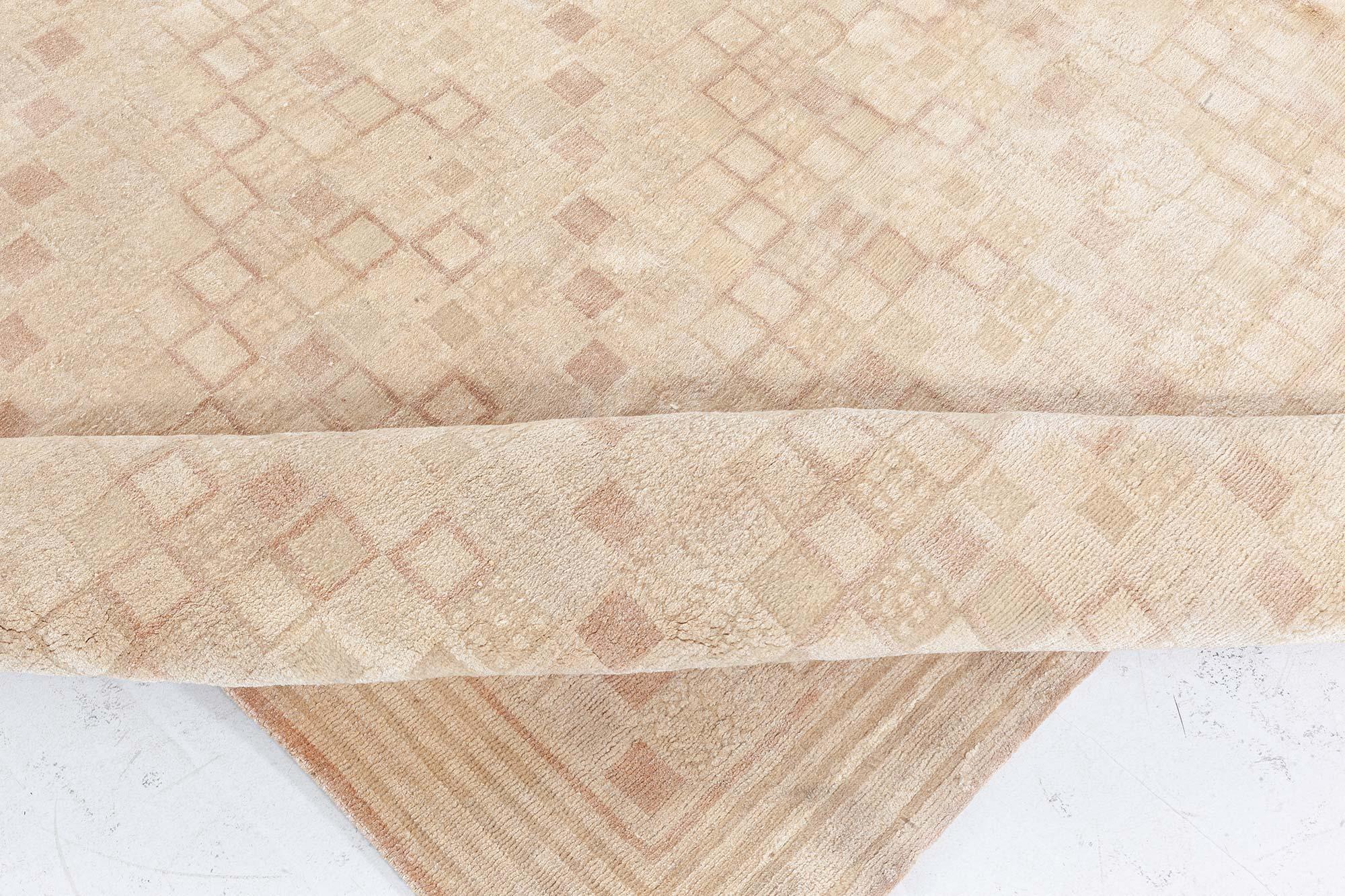 Tappeto tibetano contemporaneo di design scandinavo fatto a mano di Doris Leslie Blau In condizioni Nuovo in vendita a New York, NY
