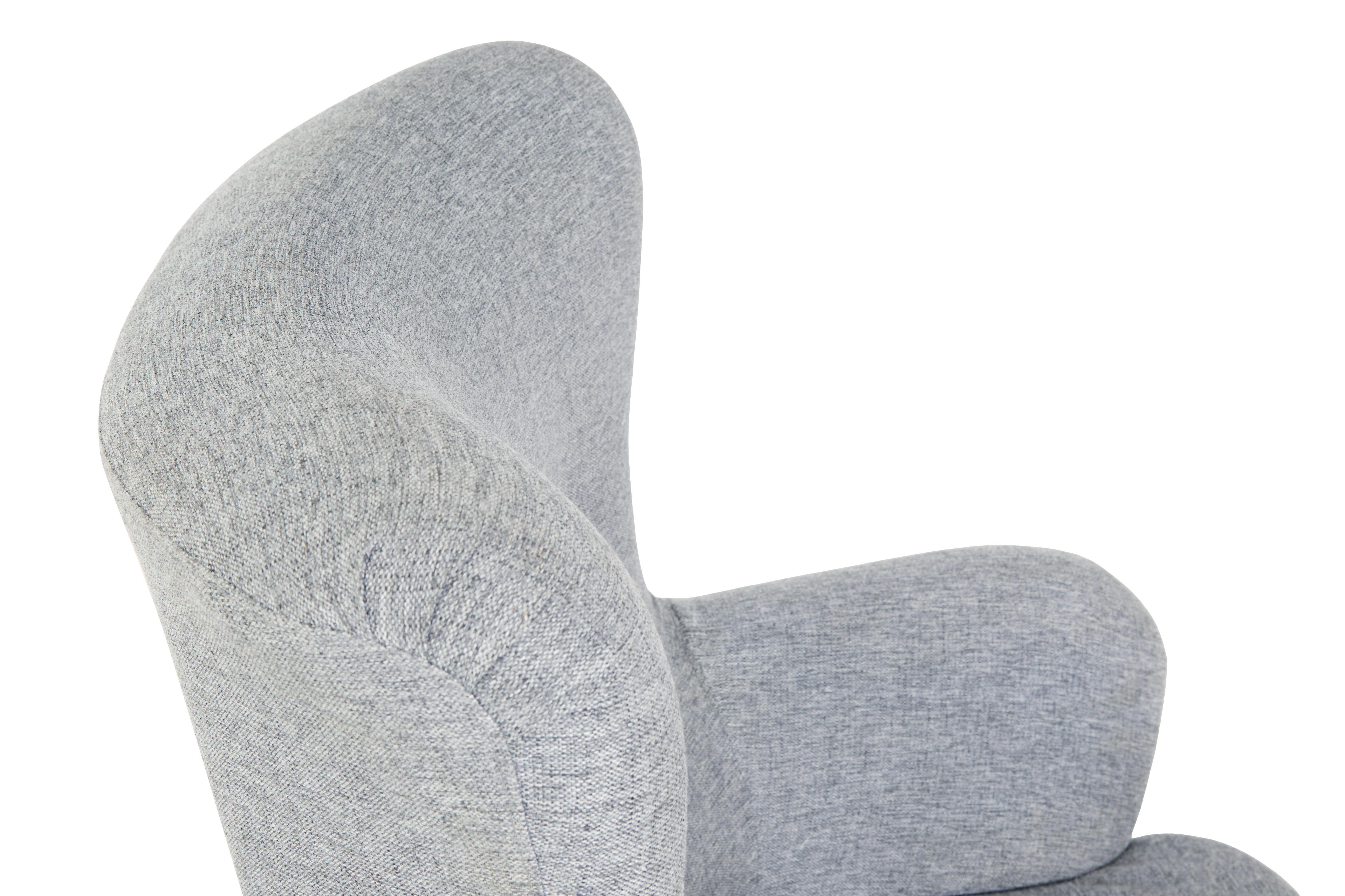 Sillón de gracia escandinavo contemporáneo con taburete Siglo XXI y contemporáneo en venta