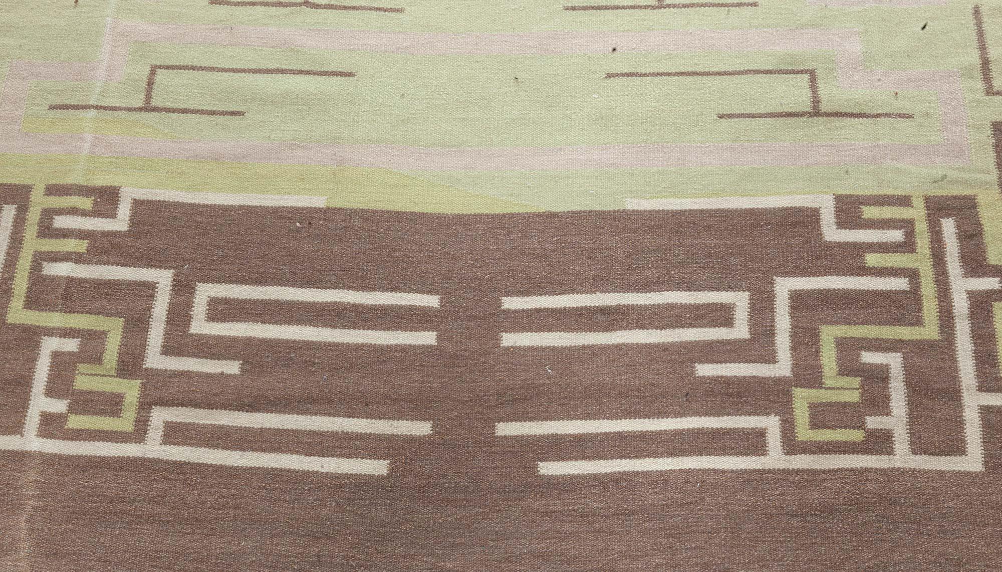 Alfombra contemporánea de estilo escandinavo hecha a mano por Doris Leslie Blau
Tamaño: 365 × 487 cm (12,0