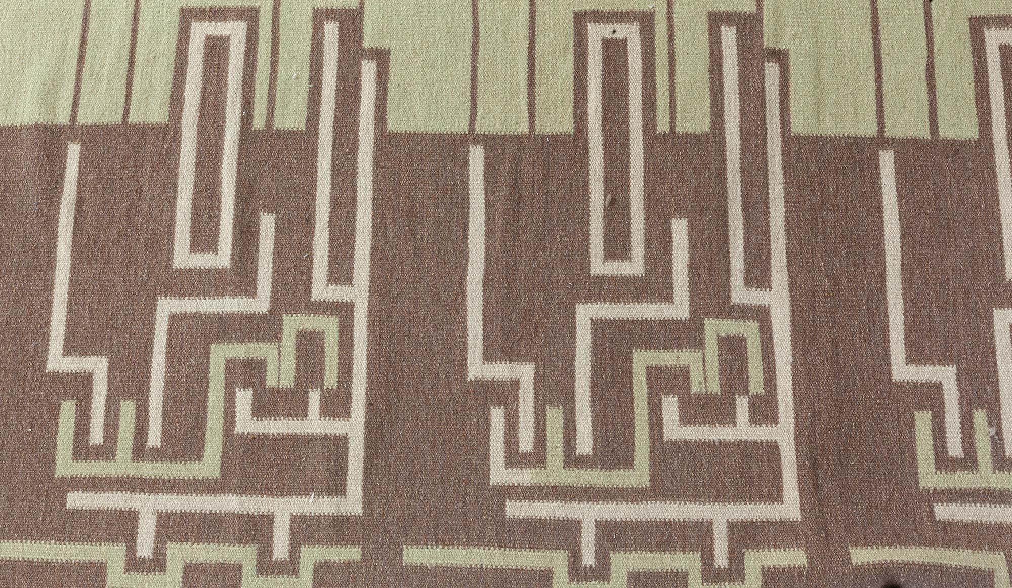 Alfombra contemporánea de estilo escandinavo hecha a mano por Doris Leslie Blau Siglo XXI y contemporáneo en venta