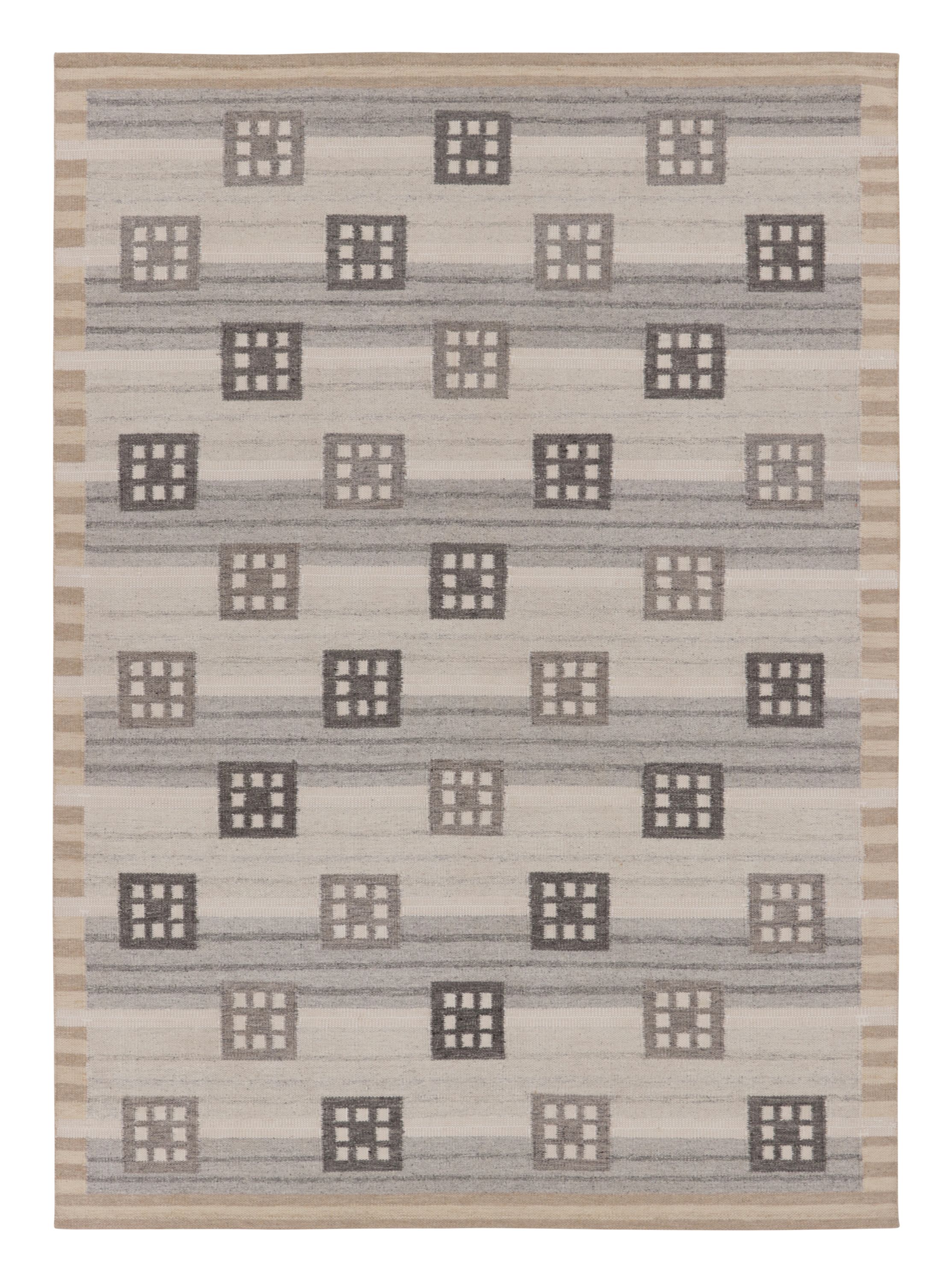 Contemporary Scandinavian Style Wool Rug by Rug & Kilim, India