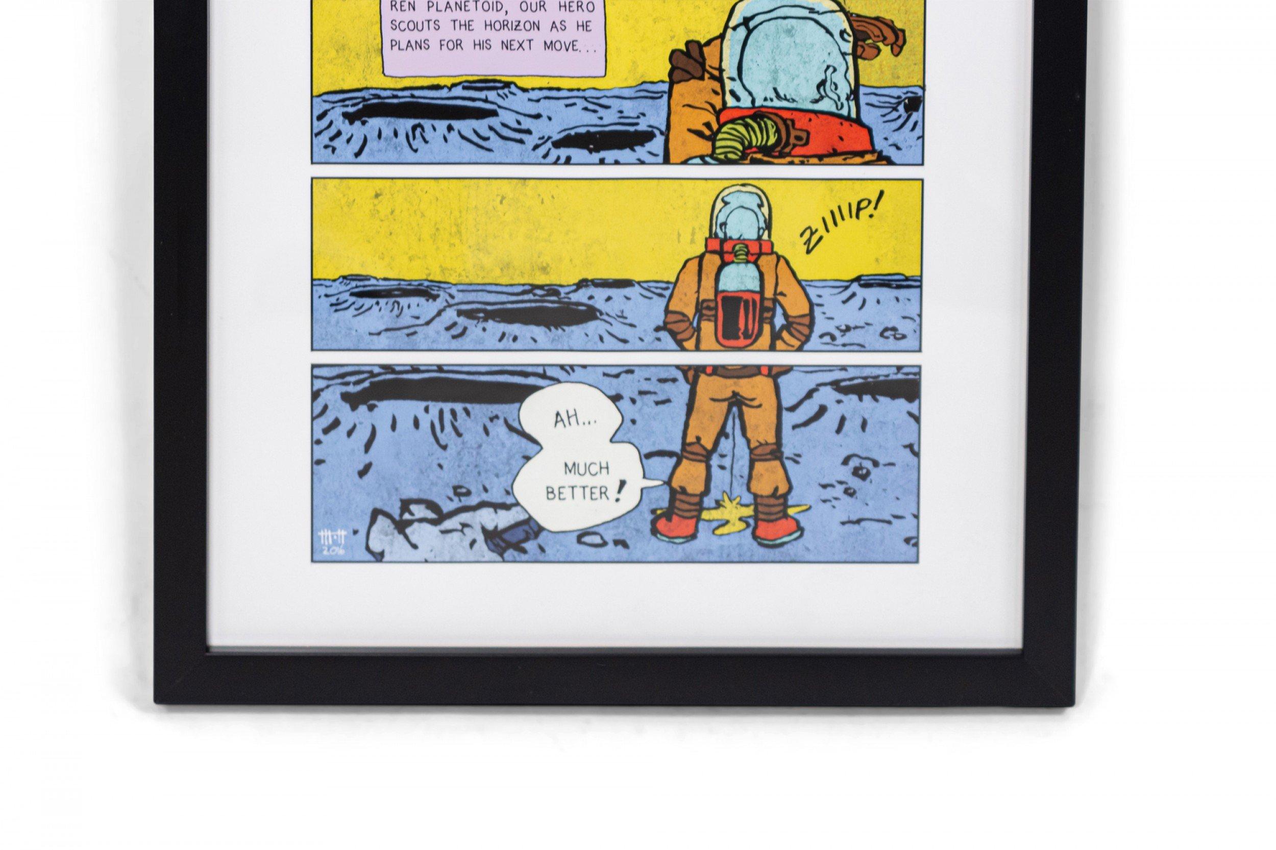 Modern Contemporary Scatalogical Astronaut Comic For Sale
