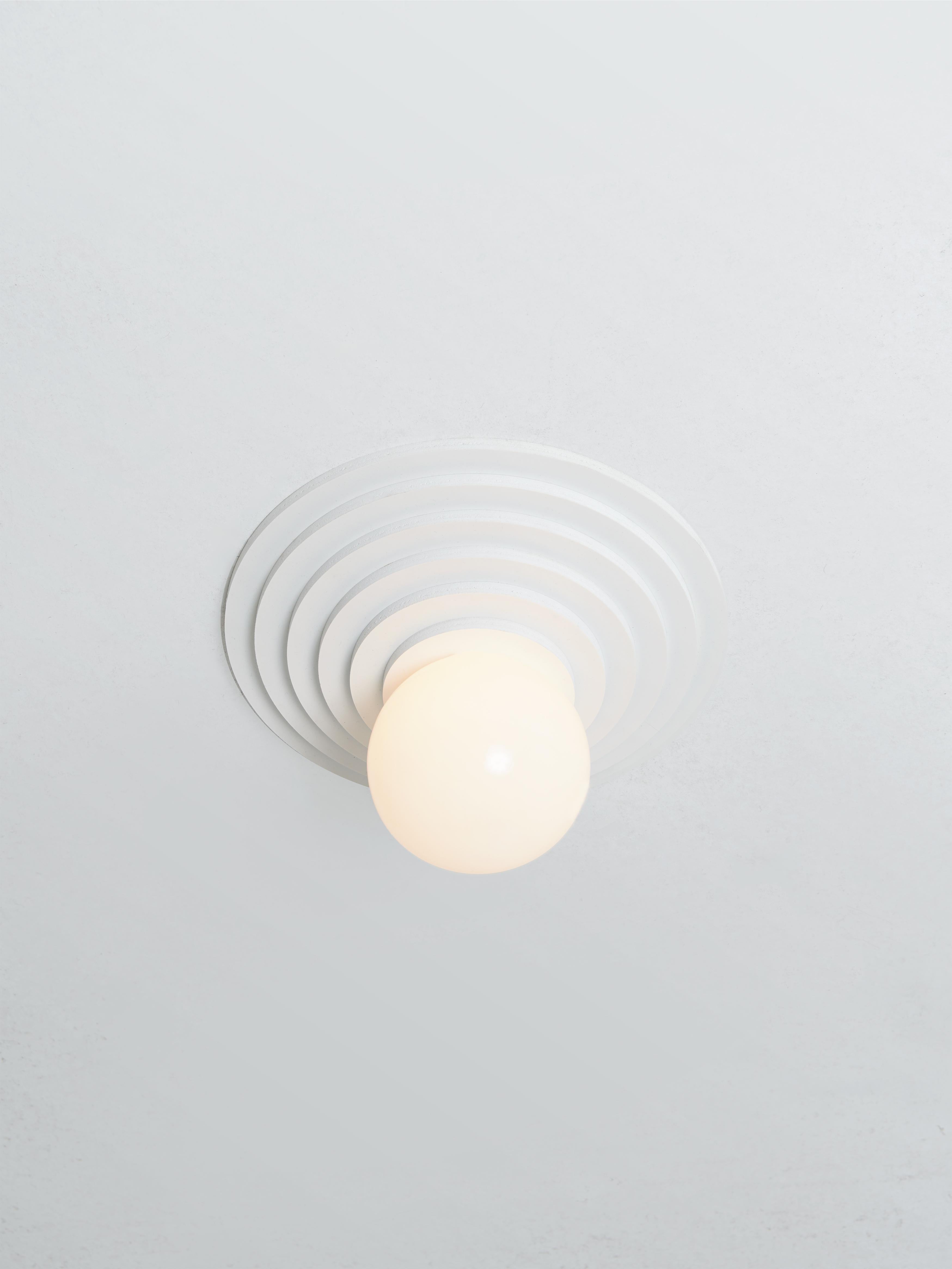 Contemporary sconce in expensed foam model ''LOLO'' by Axel Chay - Marseille France.