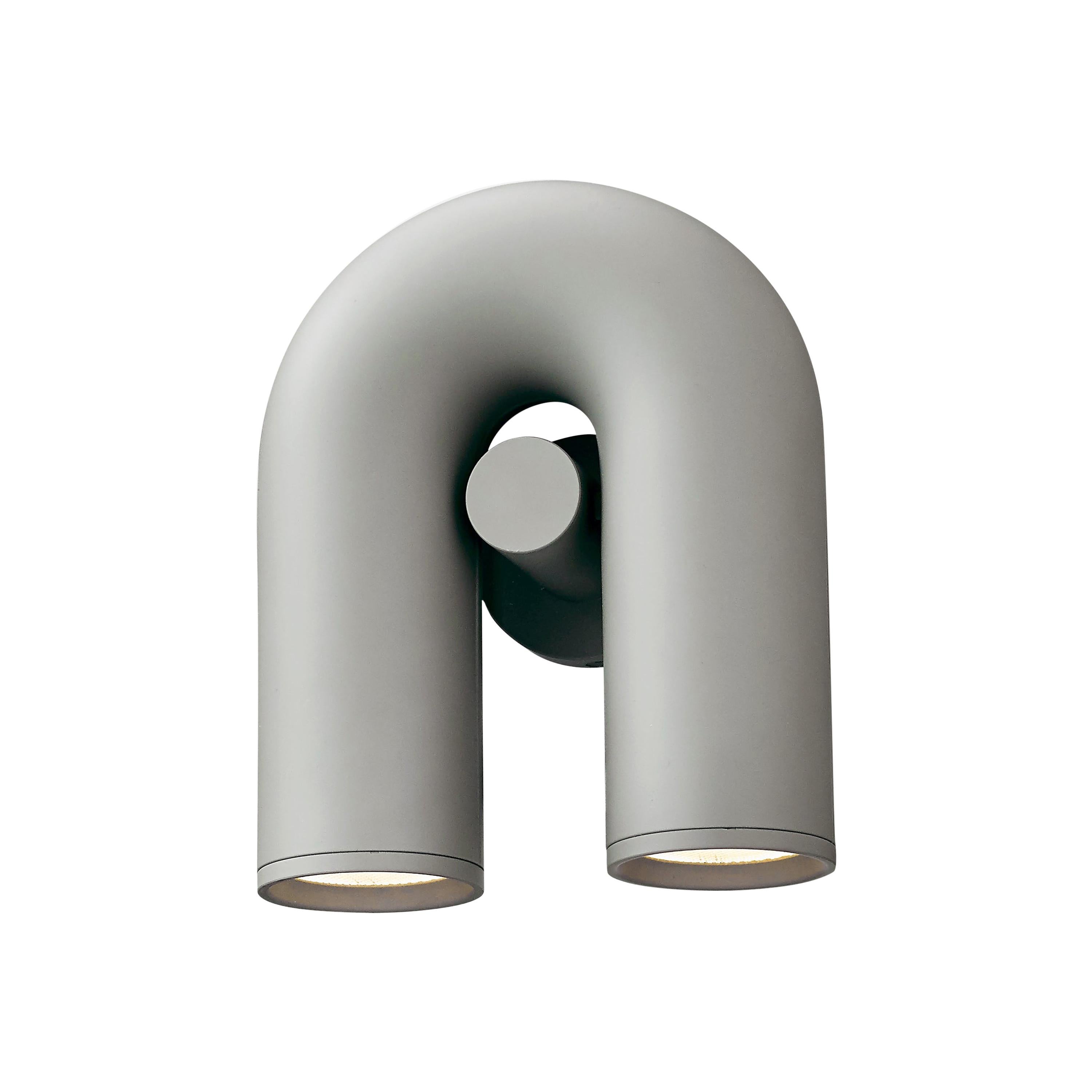 Contemporary Sconce / Wall Light 'Cirkus' by AGO 'Grey' For Sale