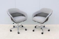 Contemporary Scott Wilson for Coalesse SW_1 Swivel Conference Chairs, Set of 4