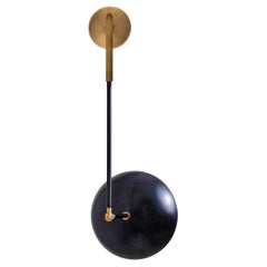 Contemporary Sculpted Brass Wall Sconce, Tango by Paul Matter