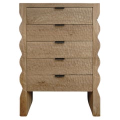 Contemporary Sculpted Chest of Drawers by Soha Concept, Solid Oak