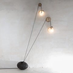 Contemporary Sculpted Wall Lighting, Poulie Poulie by Jérôme Pereira