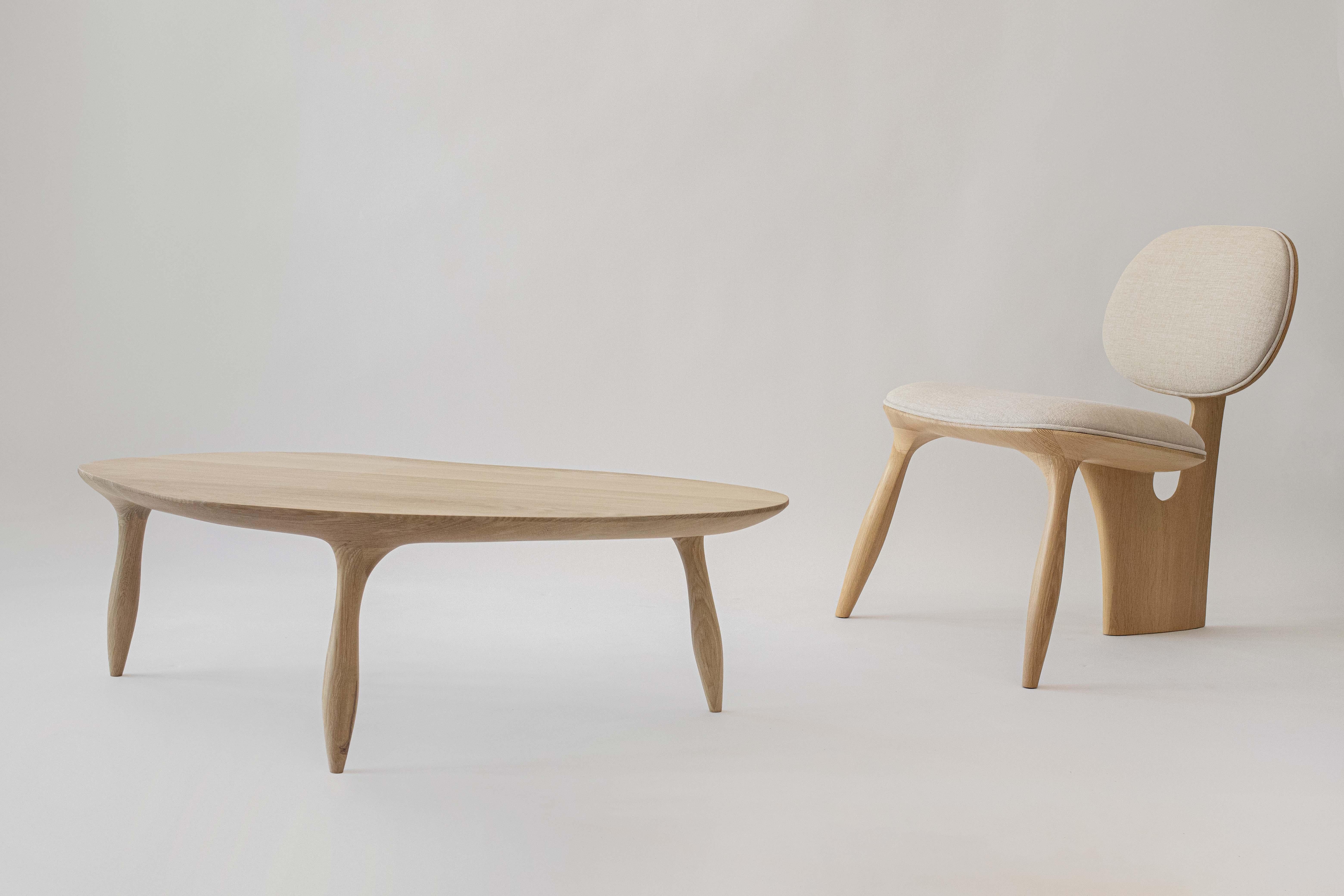 Contemporary Holzskulptur BTRFL duo Couchtisch im Zustand „Neu“ im Angebot in 1204, CH