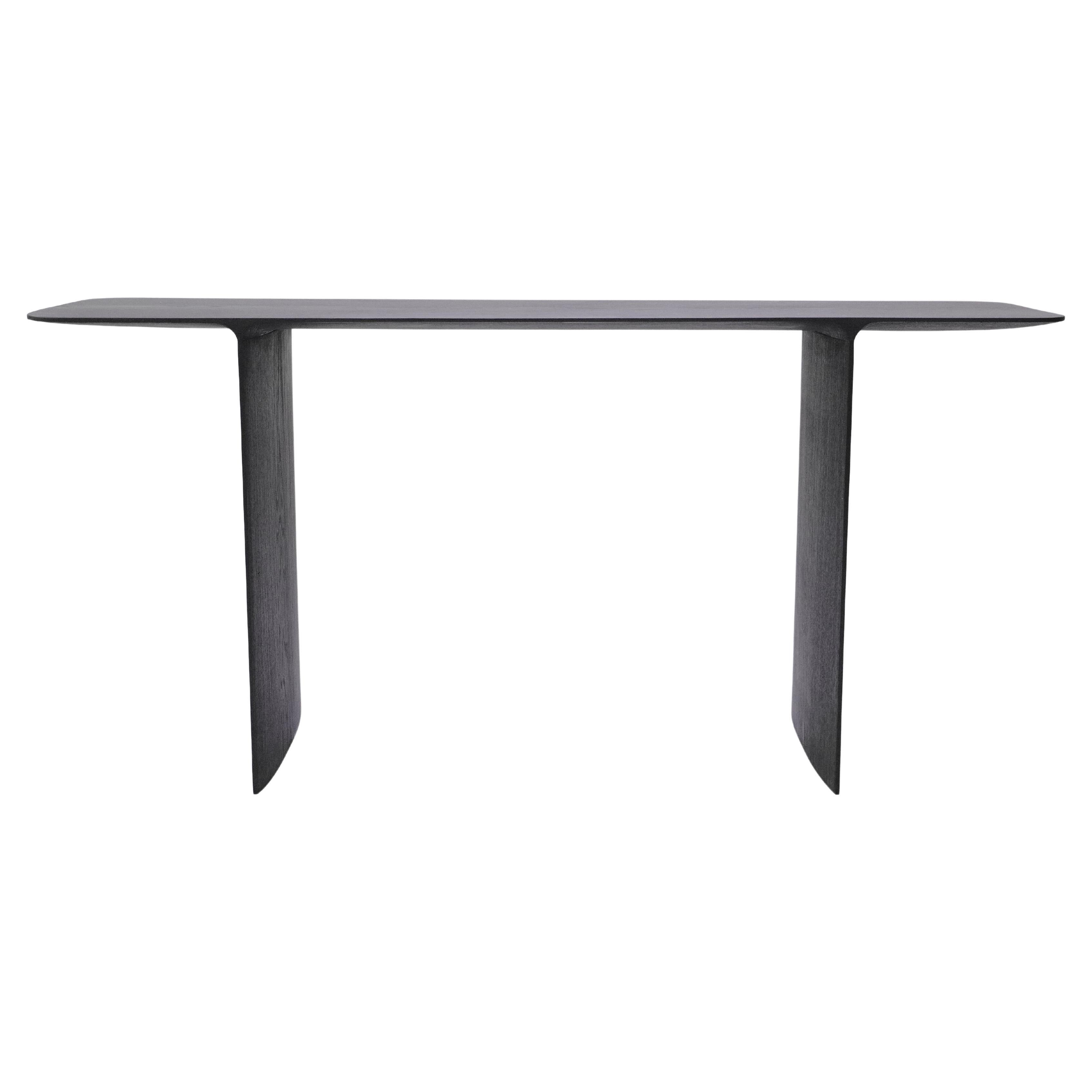 Console per caffè da barba in legno scolpito contemporaneo