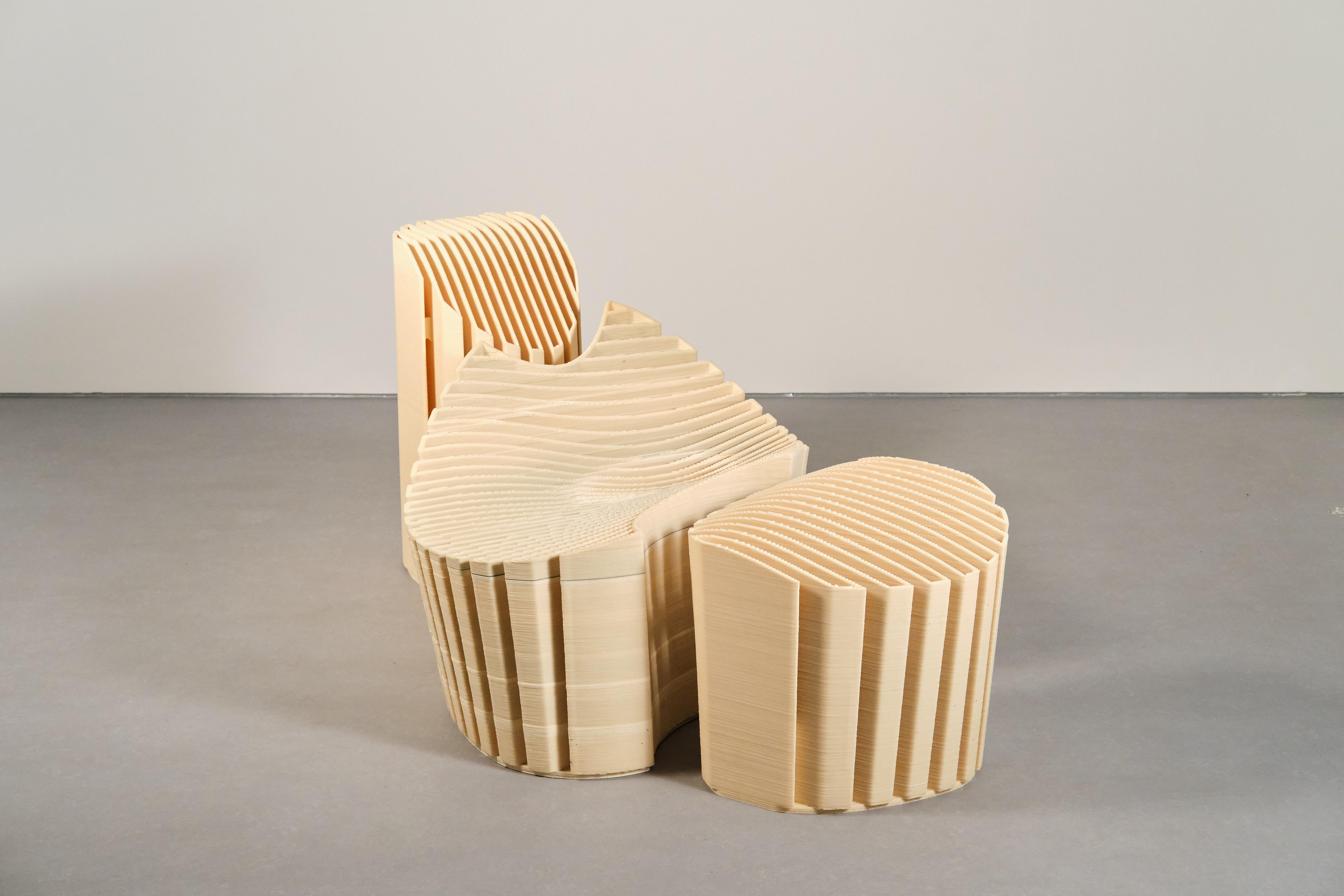 Chaise Longue Contemporary Sculptural by Lagranja Studio Neuf - En vente à Barcelona, ES