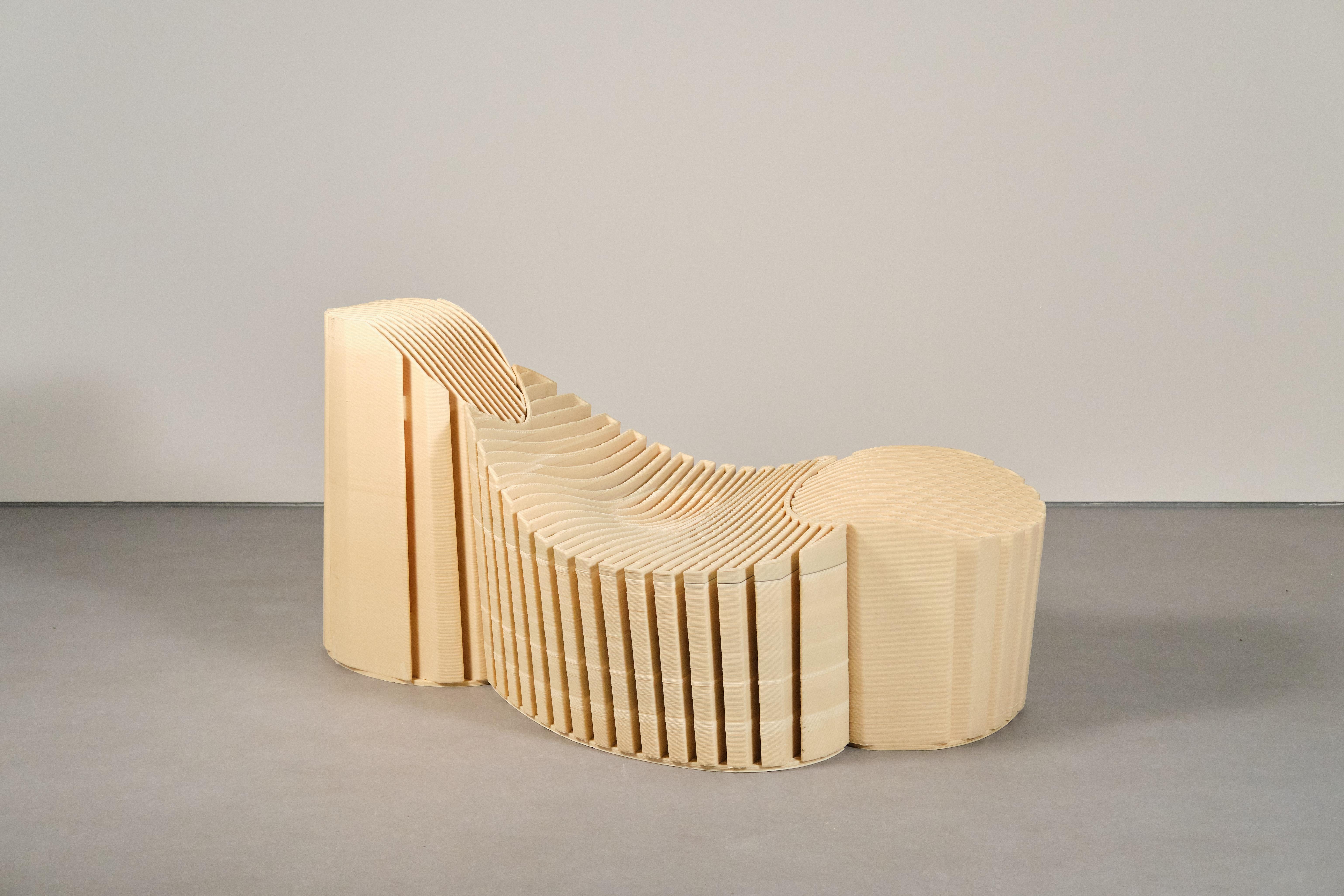 Plastique Chaise Longue Contemporary Sculptural by Lagranja Studio en vente