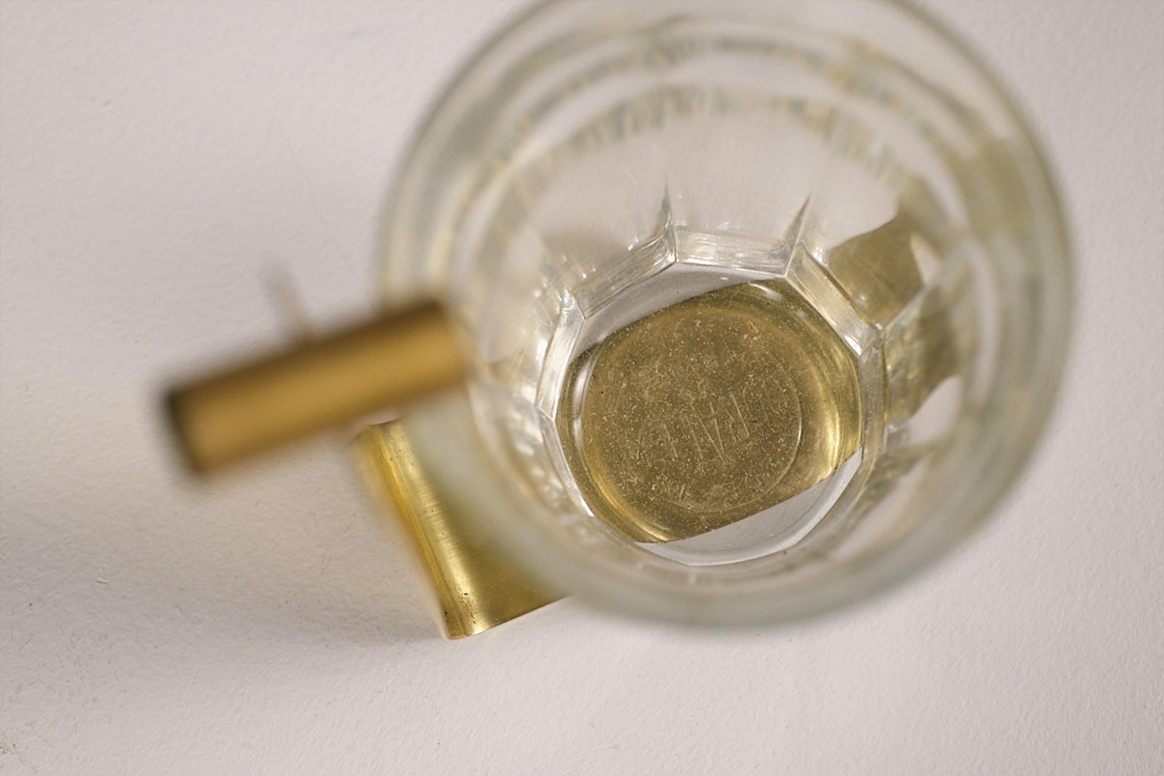 Brass Contemporary sculptural ashtray_JAUME_