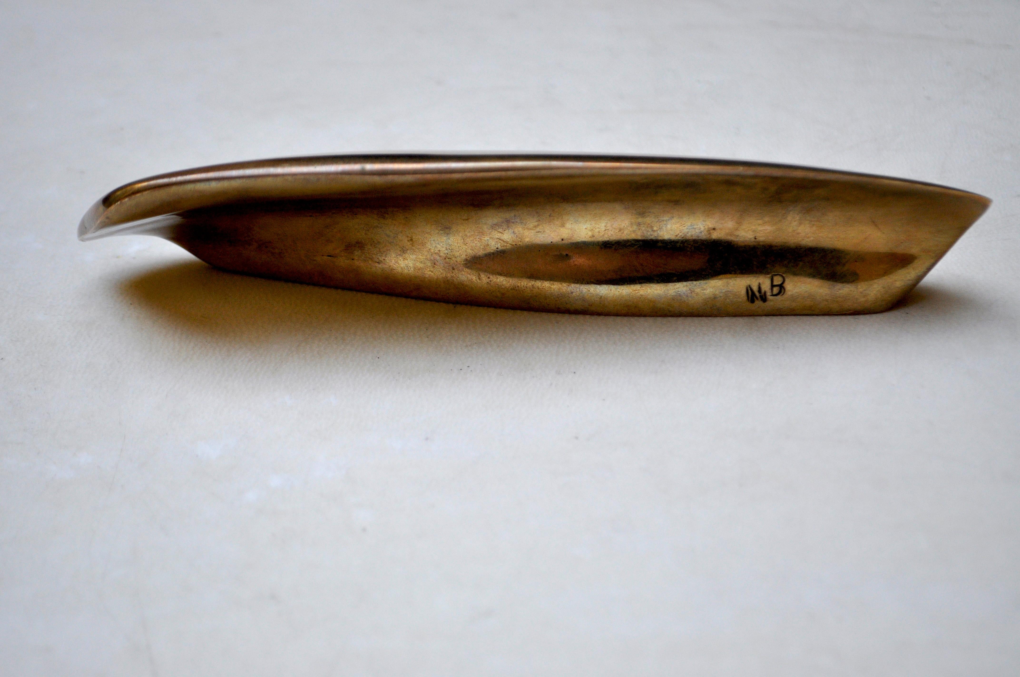 Contemporary Sculptural Bronze Handle 'Eblis' Cast in French Sand Molds In New Condition For Sale In Milan, Lombardy