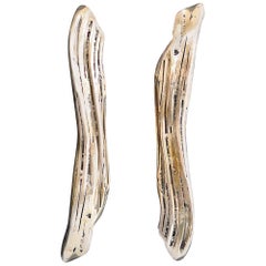 Contemporary Sculptural Bronze Handle 
Izedi
 Cast in French Sand Molds