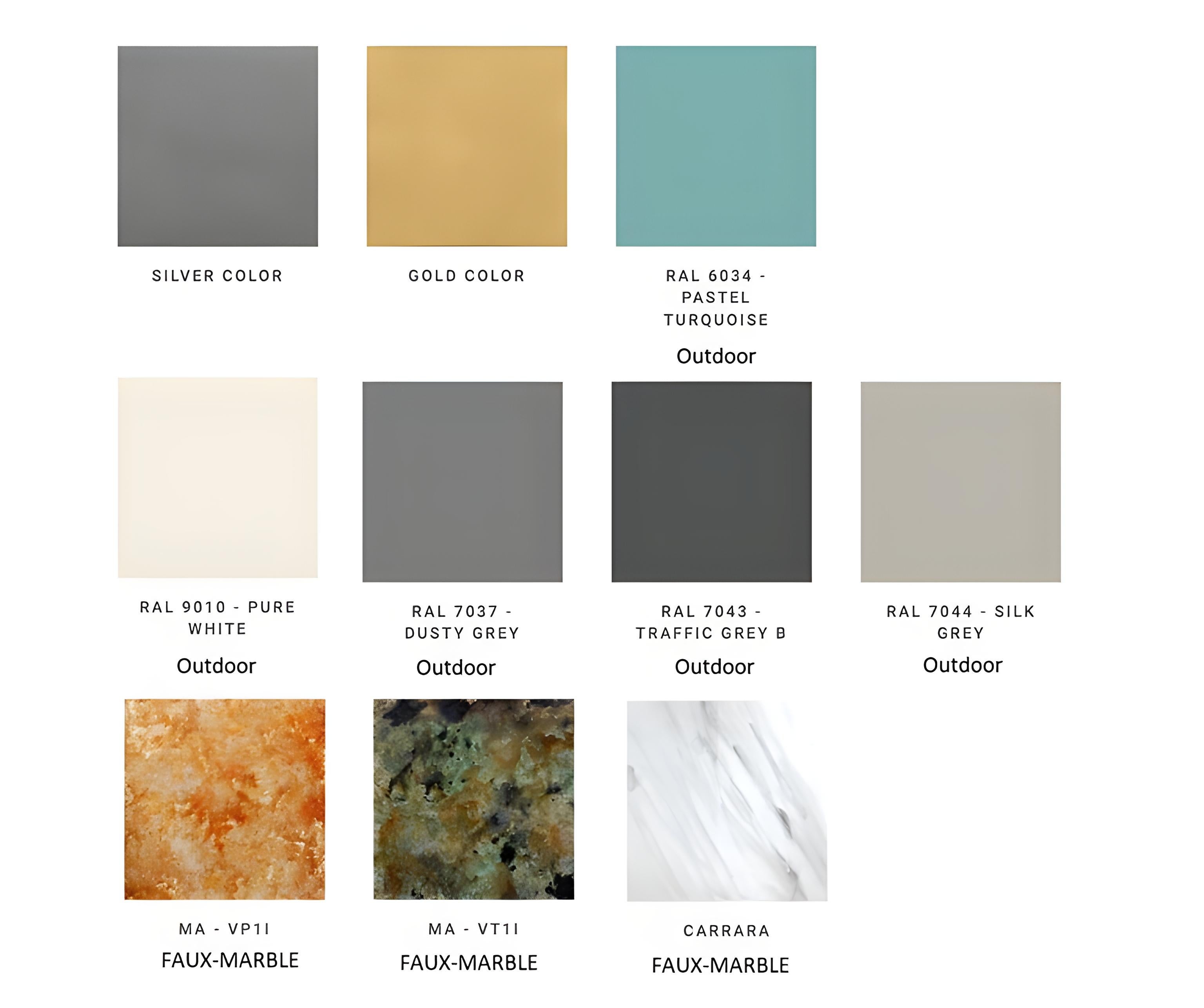 Zeitgenössische Bildhauerei  Esszimmerstühle in Metallic-Finish im Angebot 2