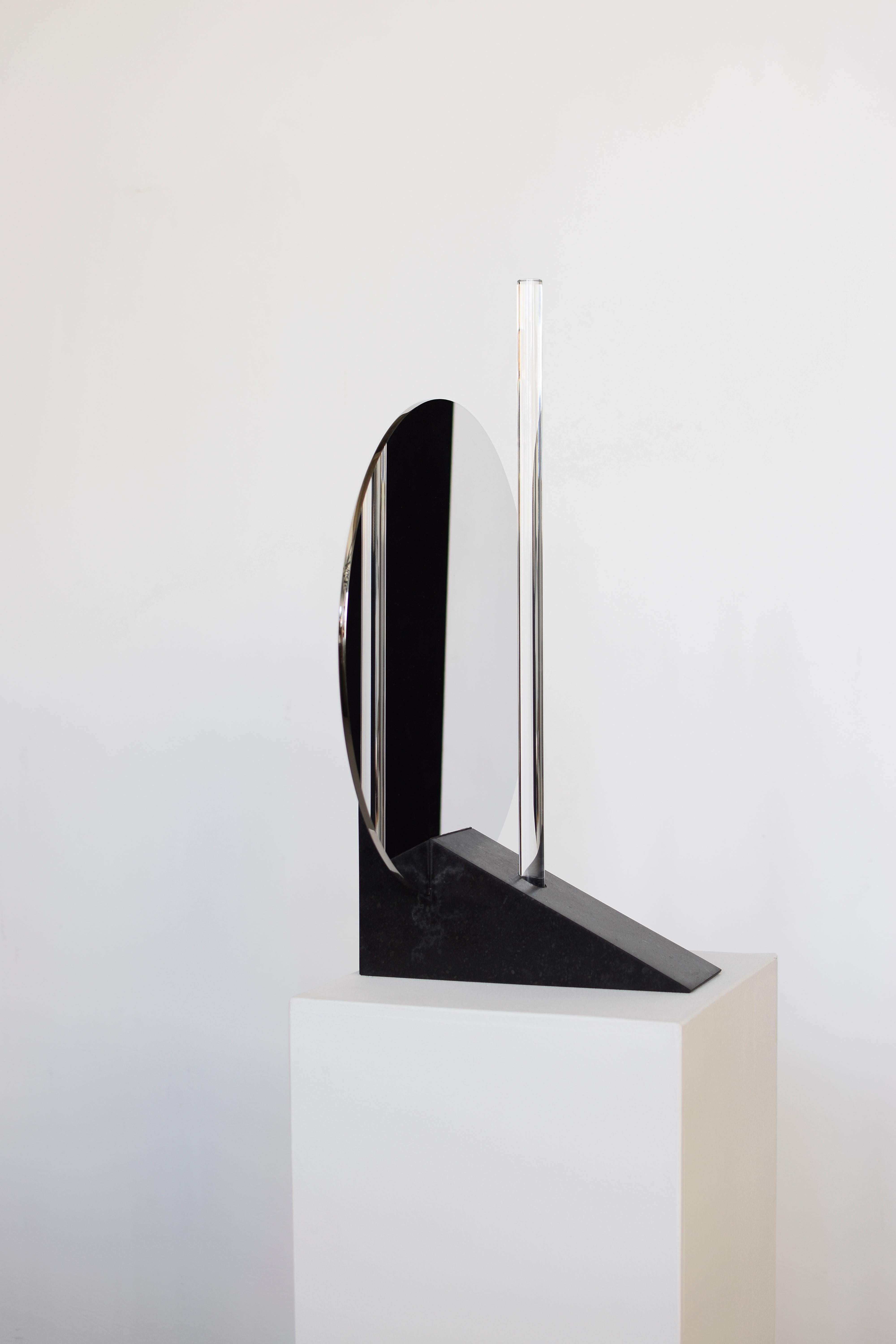 Contemporary Sculptural Lamp and Mirror 'Elusive 02' In New Condition In Paris, FR