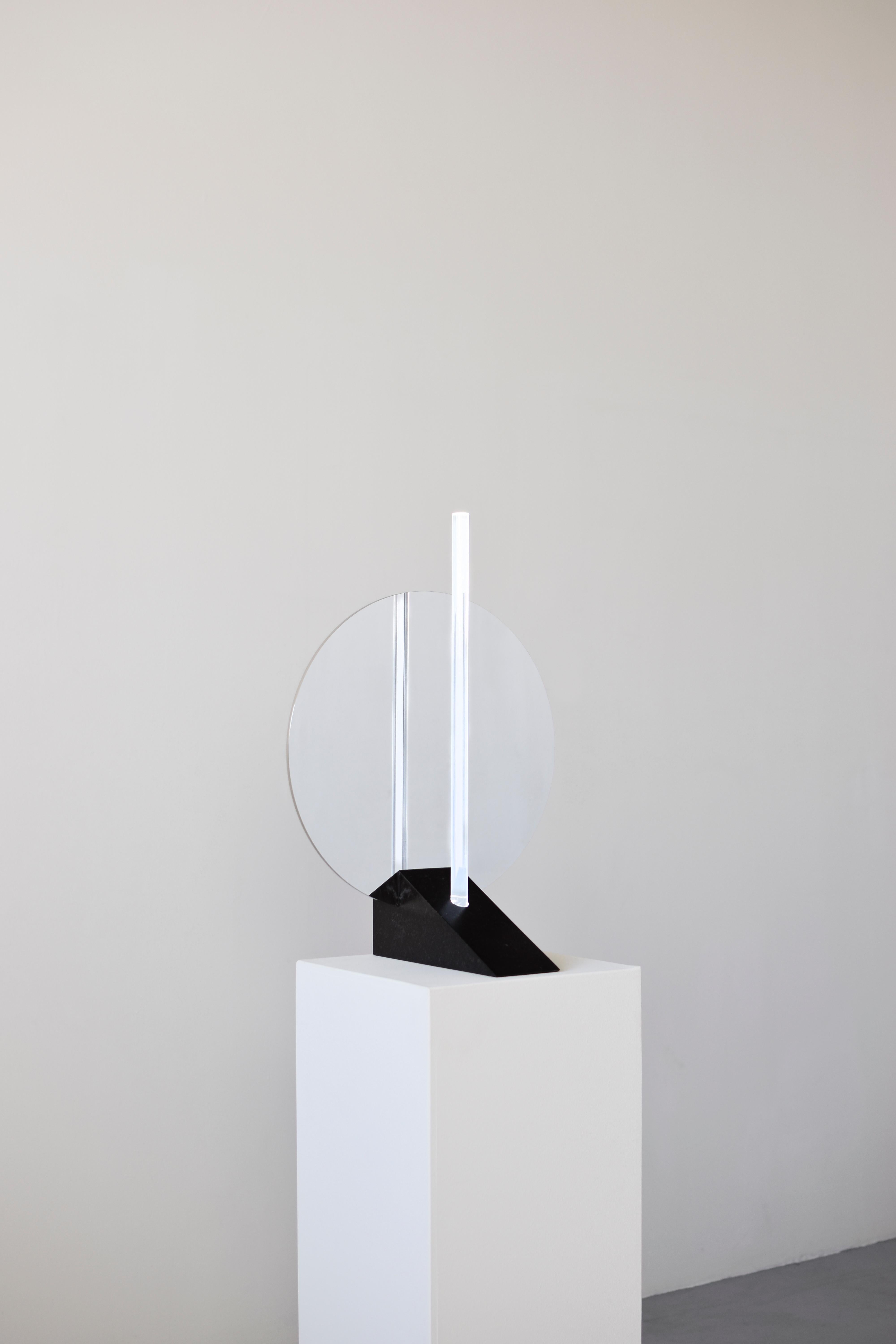 Contemporary Sculptural Lamp and Mirror 'Elusive 02' 3