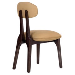 Silla de comedor «Silhouette», de diseño escultural y en piel, de InsidherLand