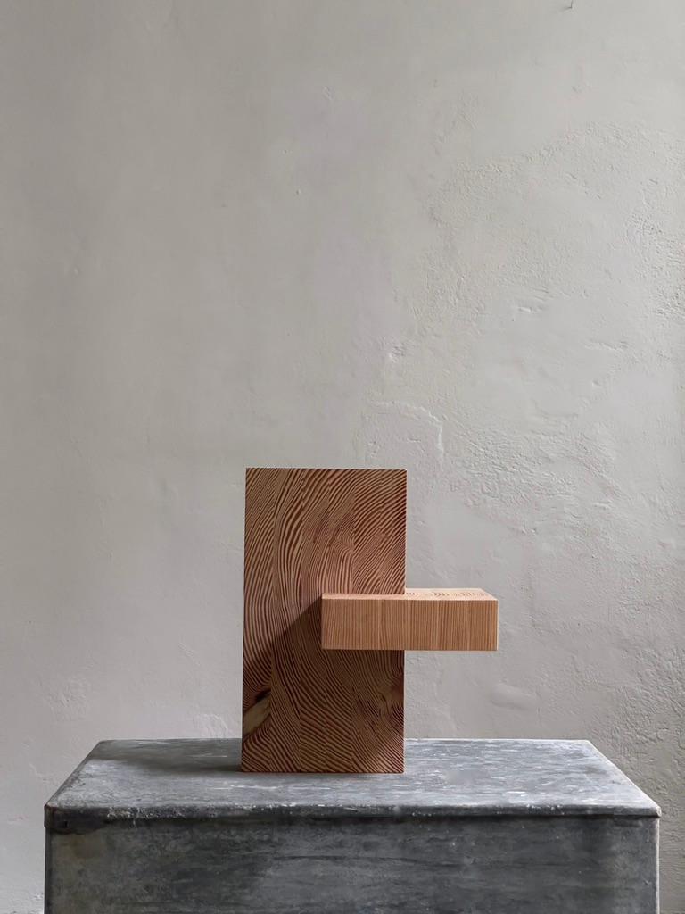 Contemporary Sculptural Object Made Entirely from Industrial Pine Wood Offcuts For Sale 5