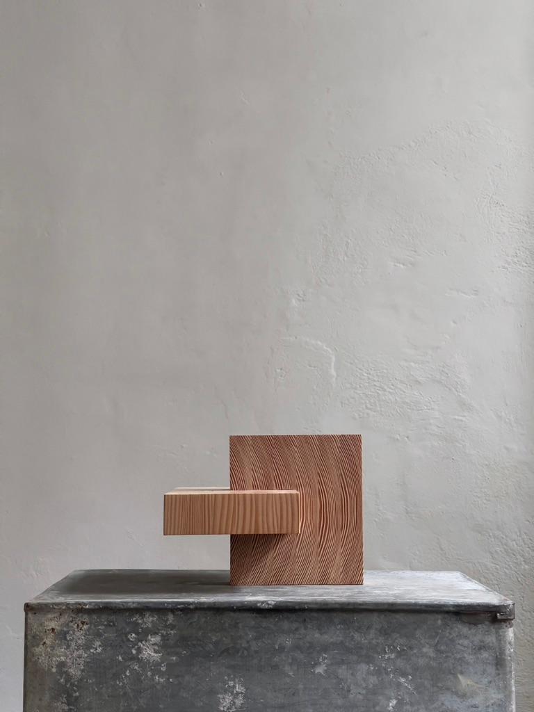 Danish Contemporary Sculptural Object Made Entirely from Industrial Pine Wood Offcuts For Sale