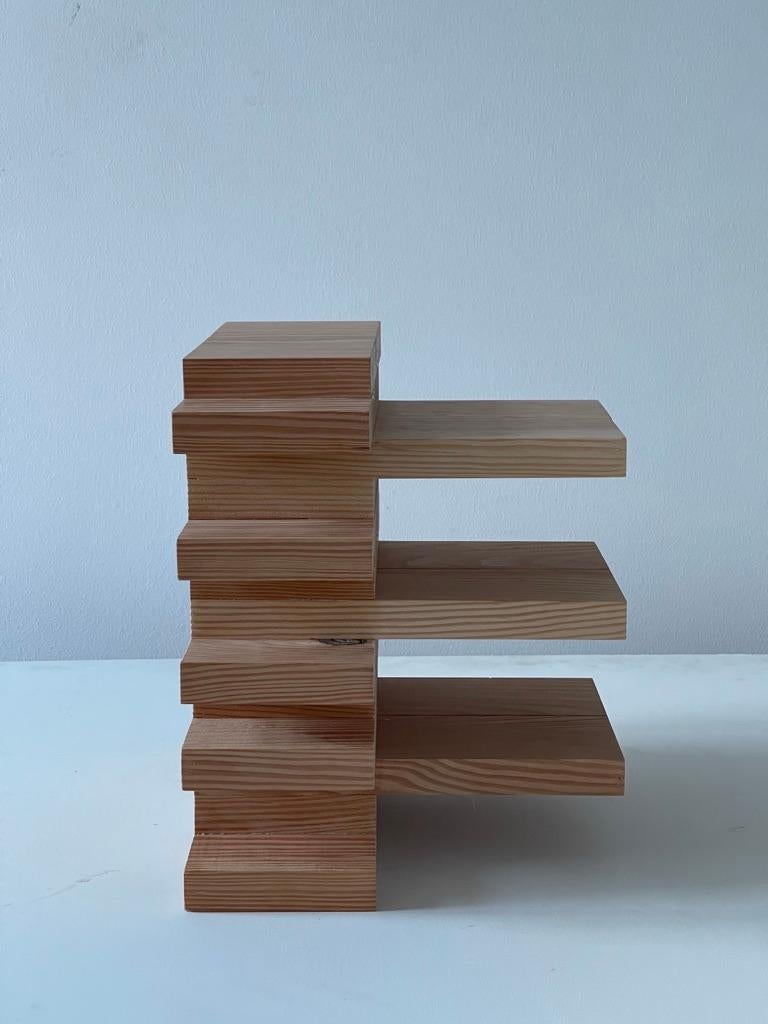Contemporary Sculptural Object Made Entirely from Industrial Pine Wood Offcuts In New Condition In København K, 84