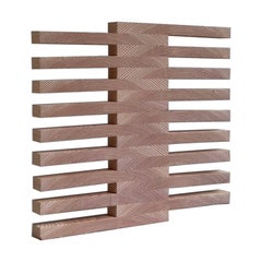 Contemporary sculptural object made entirely from industrial pine wood offcuts.