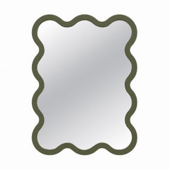 Accent Entryway Modern Rectangular Wavy Mirror - Hvyli 10 by oitoproducts