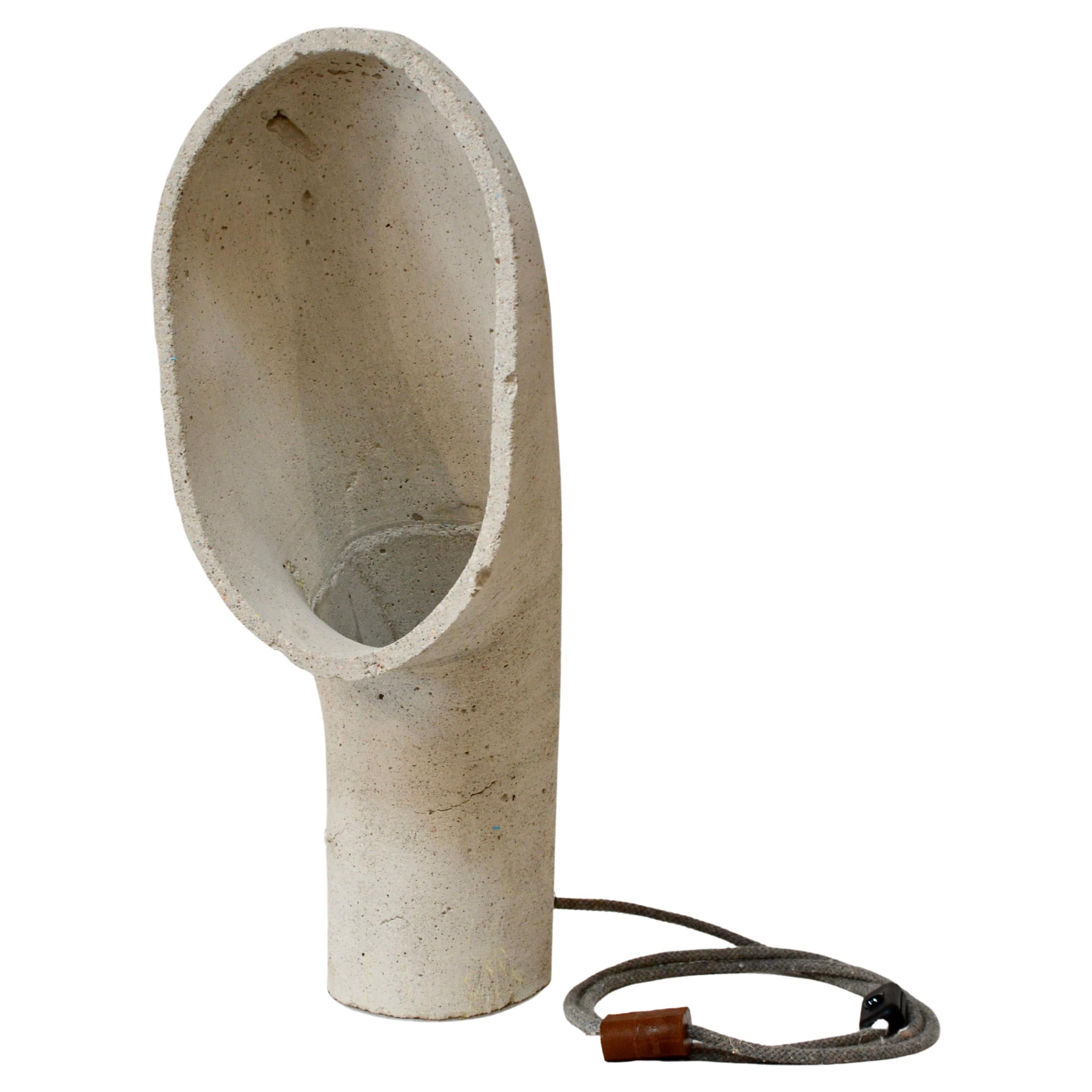 Contemporary Sculptural Sustainable Concrete Lamp by James Haywood