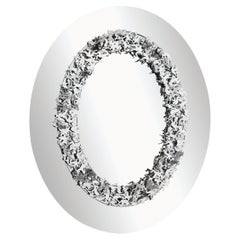 Contemporary Sculptural Wall Mirror 'Choice' Reflective Art Object Handcrafted