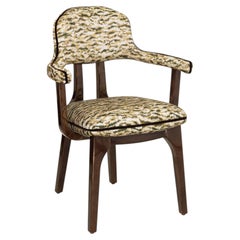 Sedia da pranzo scultorea in legno in stile contemporaneo COM Silhouette II di InsidherLand