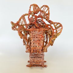 Contemporary Rustic Sculpture, Modern Organic Form by Kerstin Amend-Pohlig