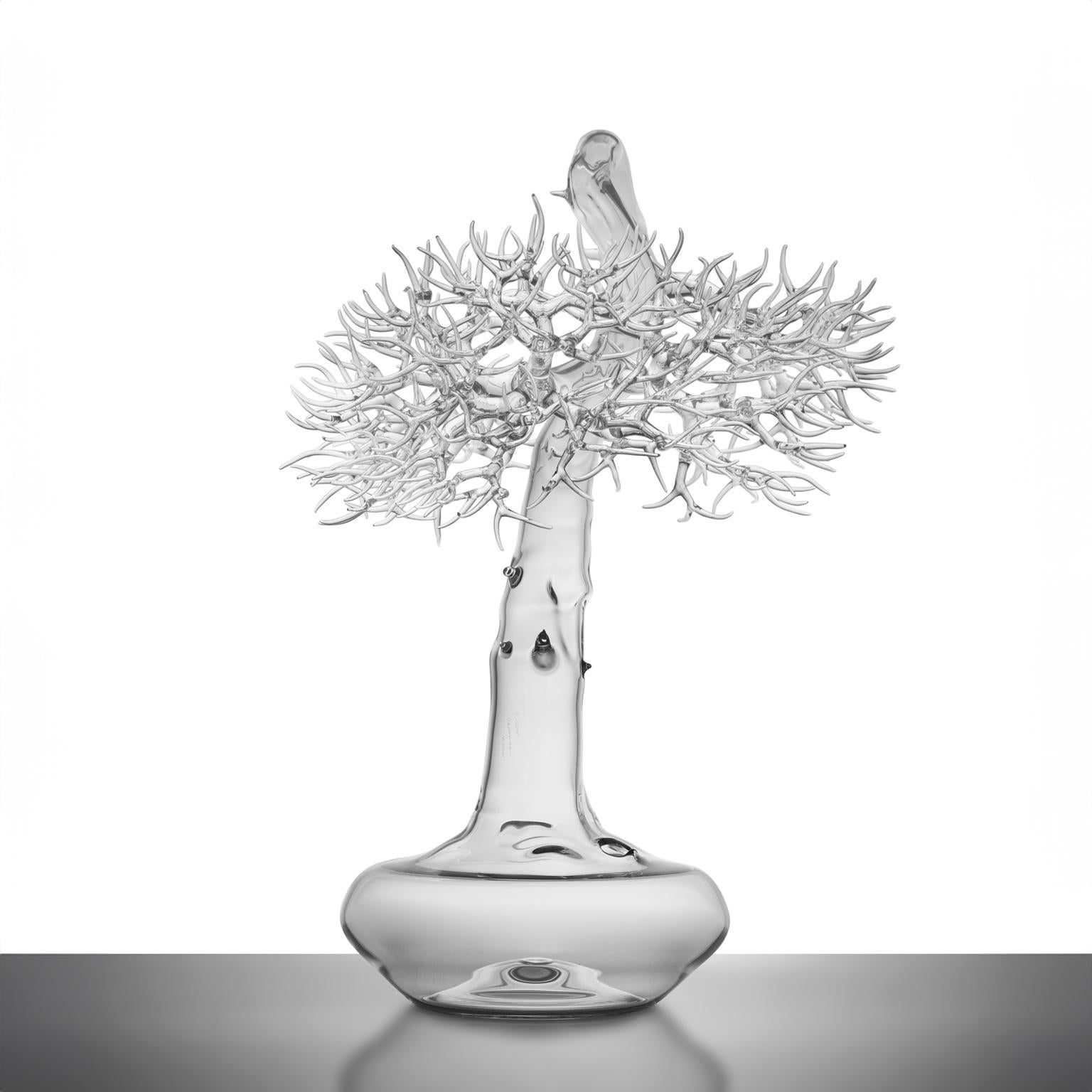 Contemporary Sculpture Hand Blown Glass Bonsai 2023 #05 Simone Crestani 4