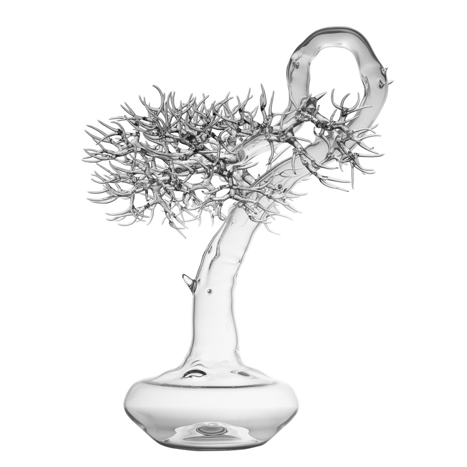 Contemporary Sculpture Hand Blown Glass Bonsai 2023 #05 Simone Crestani 3