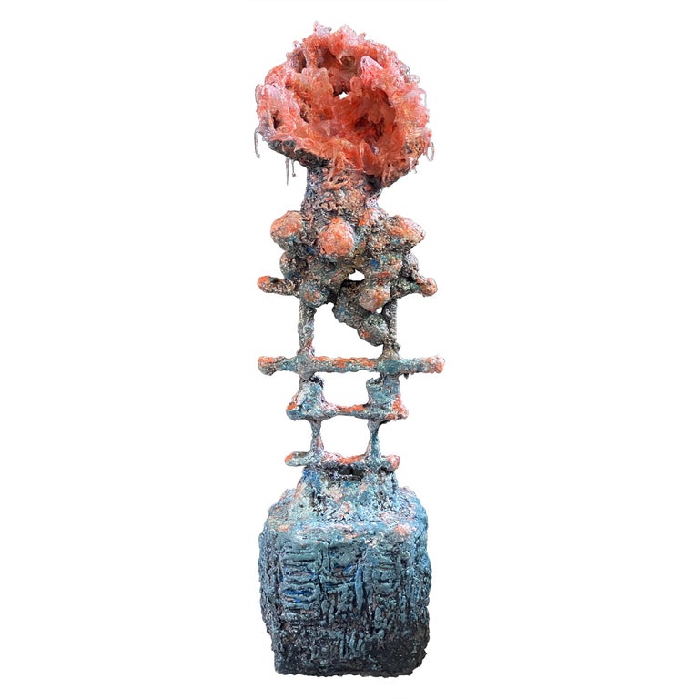 Contemporary Sculpture "LG 0-60-0" by Kerstin Amend-Pohlig Fine Stone Organic  For Sale