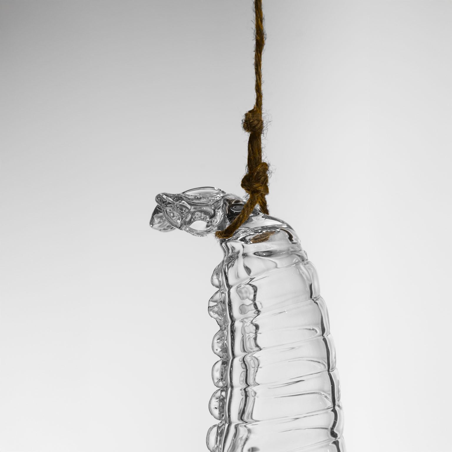 Scultura contemporanea Miraculous Catch soffiata a mano in vetro Polpo Calamaro Aragosta in vendita 4