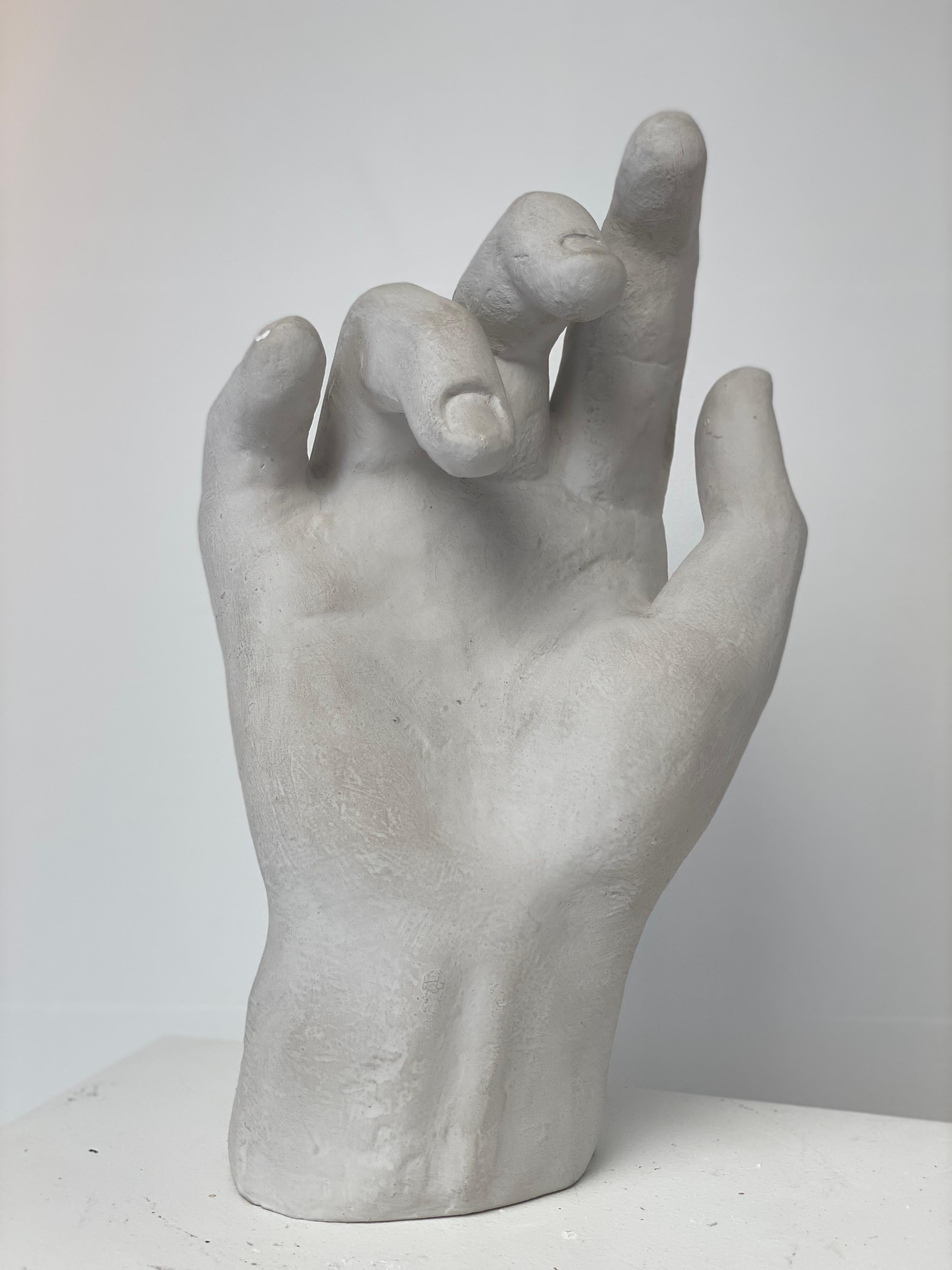 Contemporary Sculpture of a Hand For Sale 13