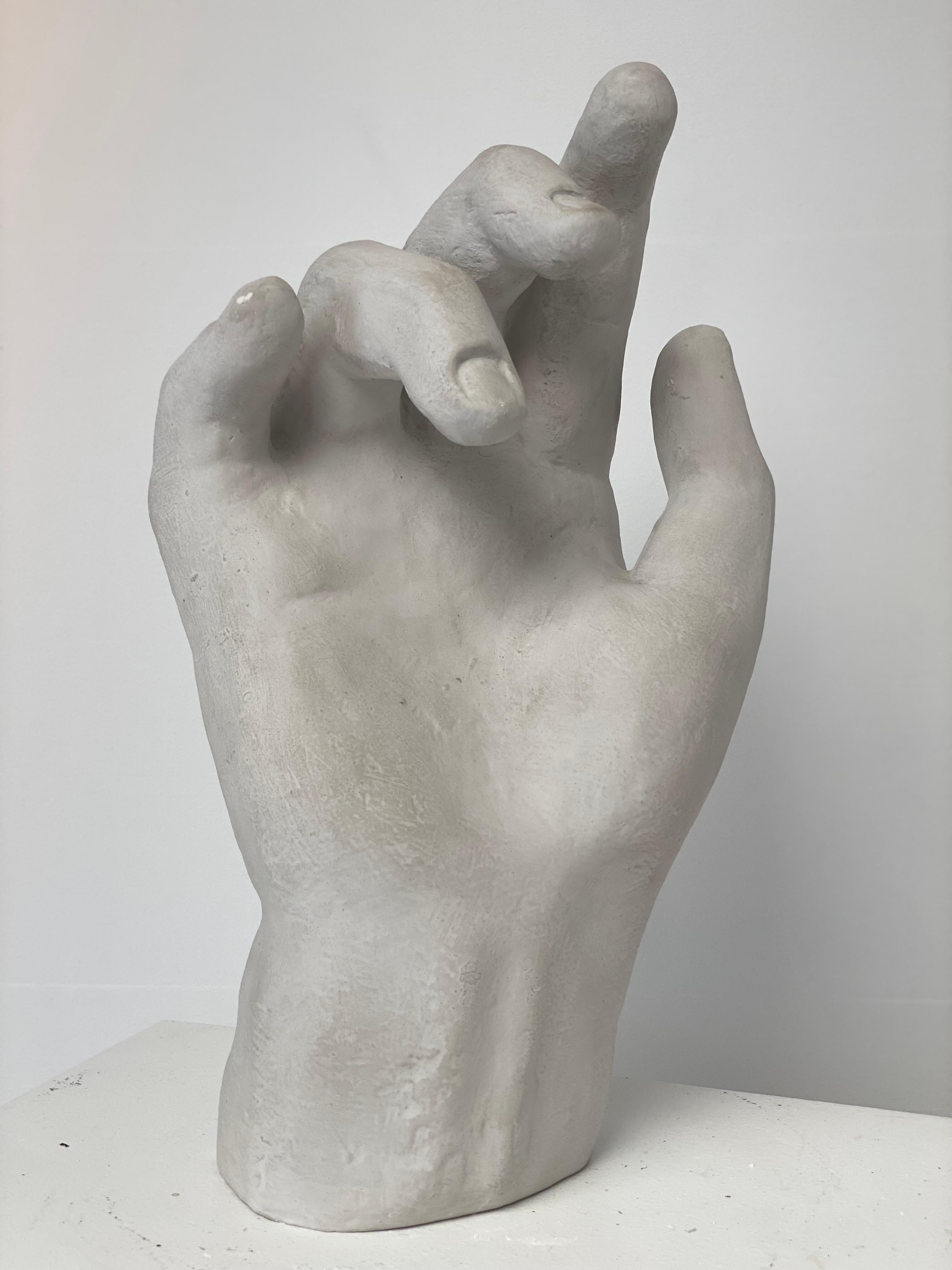 Contemporary Sculpture of a Hand For Sale 15